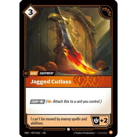 Jagged Cutlass (073/166) - Vendetta Foil