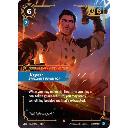 Jayce - Brilliant Inventor (068/166) - Vendetta Foil