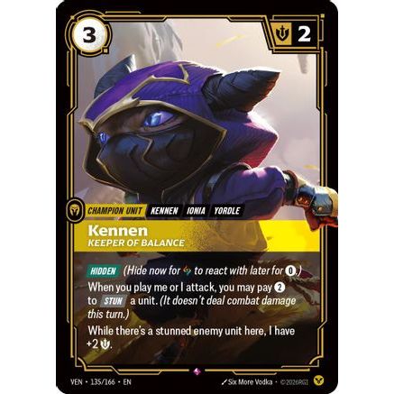 Kennen - Keeper of Balance (135/166) - Vendetta Foil