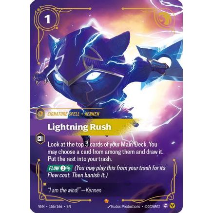 Lightning Rush (156/166) - Vendetta Foil