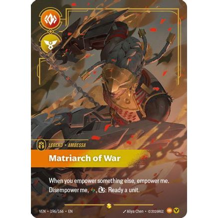 Ambessa - Matriarch of War (Overnumbered) (196/166) - Vendetta Foil