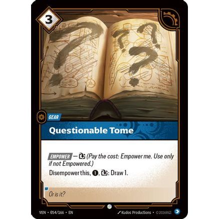Questionable Tome (054/166) - Vendetta