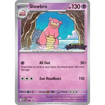 Slowbro - 083 (Pitch Black Stamped) 83 - ME Mega Evolution Promo Holofoil