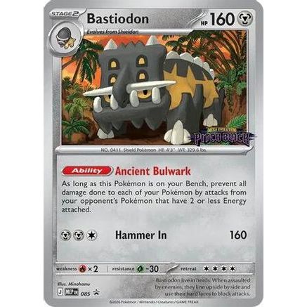 Bastiodon - 085 (Pitch Black Stamped) 85 - ME Mega Evolution Promo Holofoil