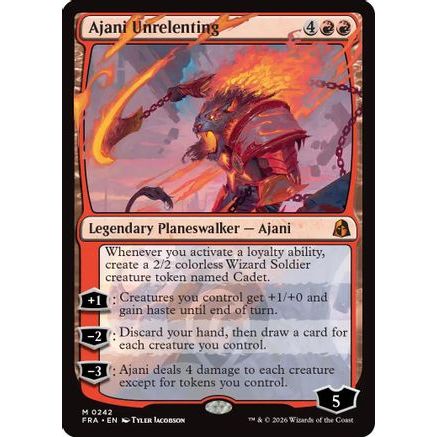 Ajani Unrelenting (FRA-242) - Reality Fracture Foil