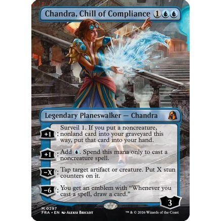 Chandra, Chill of Compliance (Borderless) (FRA-297) - Reality Fracture Foil