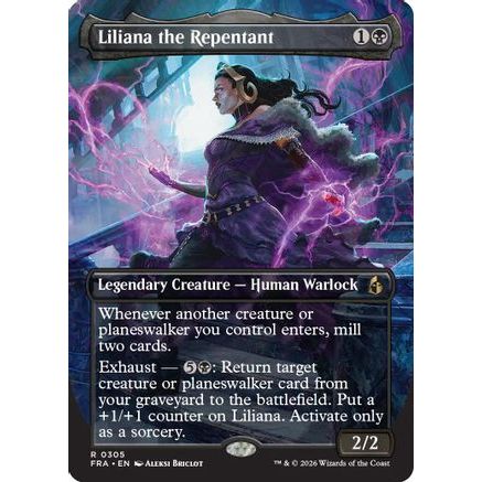 Liliana the Repentant (Borderless) (FRA-305) - Reality Fracture