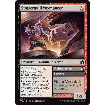 Stingerquill Voxmancer (FRA-151) - Reality Fracture Foil