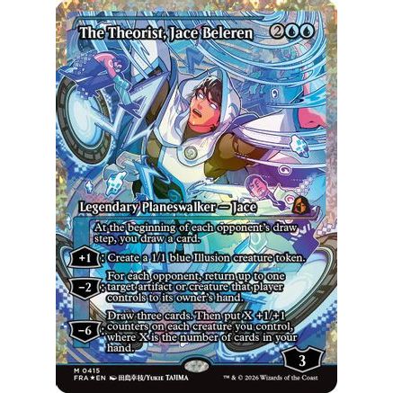 The Theorist, Jace Beleren (Showcase) (Fracture Foil) (FRA-415) - Reality Fracture Foil
