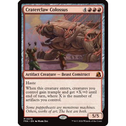 Craterclaw Colossus (FRA-078) - Reality Fracture Foil