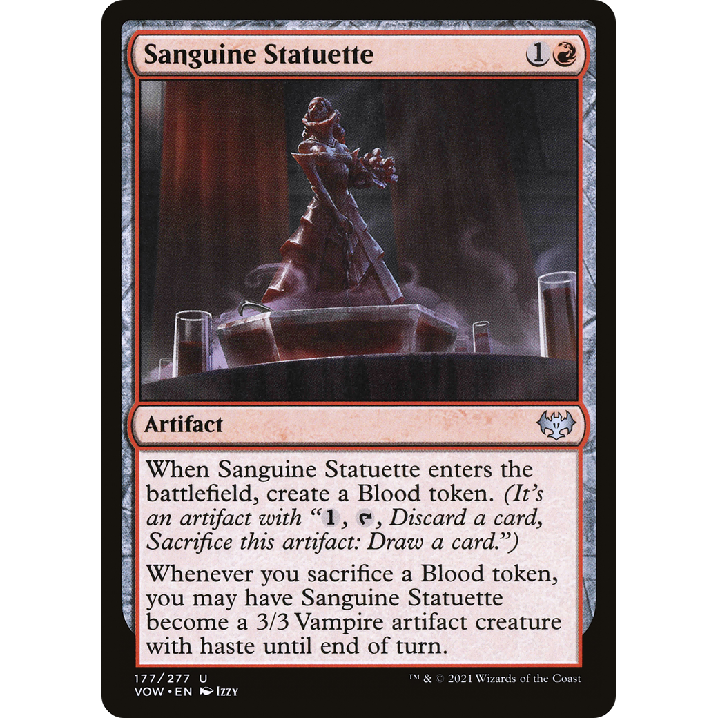 Sanguine Statuette (VOW-177) - Innistrad: Crimson Vow Foil