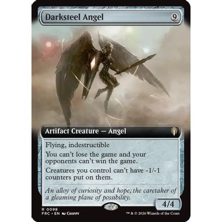 Darksteel Angel (Extended Art) (FRC-098) - Commander: Reality Fracture