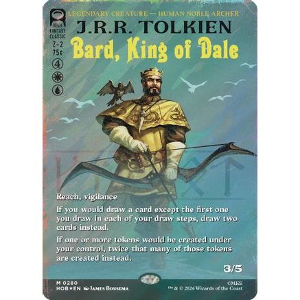 Bard, King of Dale (Borderless) (Surge Foil) (HOB-280) - The Hobbit Foil