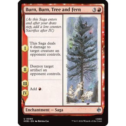 Burn, Burn, Tree and Fern (HOB-090) - The Hobbit Foil