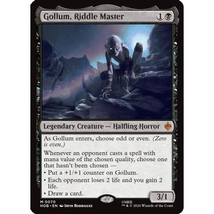 Gollum, Riddle Master (HOB-070) - The Hobbit Foil
