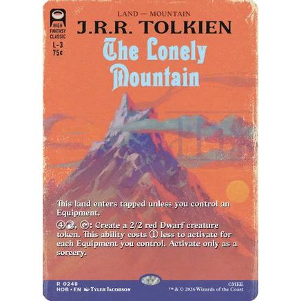 The Lonely Mountain (Borderless) (HOB-248) - The Hobbit