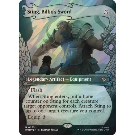 Sting, Bilbo's Sword (Showcase) (Surge Foil) (HOB-273) - The Hobbit Foil