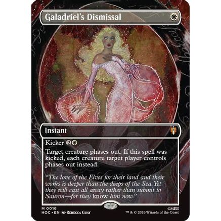 Galadriel's Dismissal (Borderless) (HOC-016) - The Hobbit: Eternal-Legal