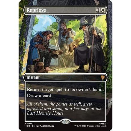 Reprieve (Borderless) (HOC-017) - The Hobbit: Eternal-Legal Foil