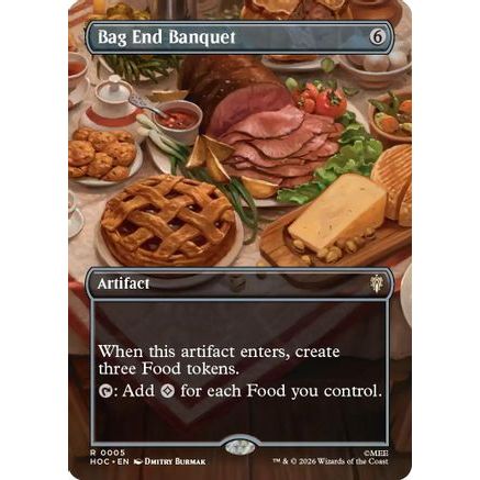 Bag End Banquet (Borderless) (HOC-005) - The Hobbit: Eternal-Legal Foil