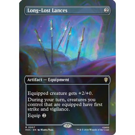 Long-Lost Lances (Borderless) (HOC-007) - The Hobbit: Eternal-Legal Foil