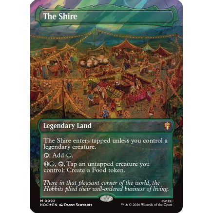 The Shire (Borderless) (Surge Foil) (HOC-092) - The Hobbit: Eternal-Legal Foil