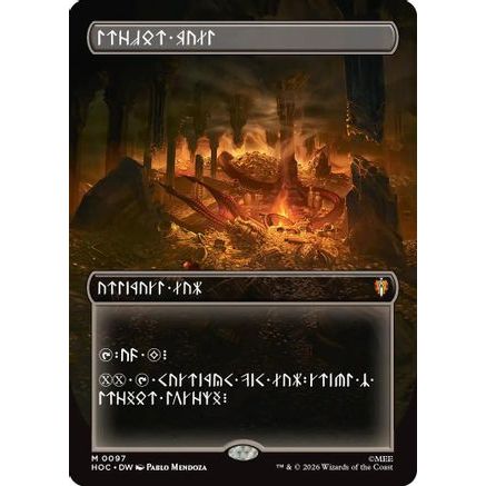 Treasure Vault (Borderless) (Dwarvish) (HOC-097) - The Hobbit: Eternal-Legal Foil