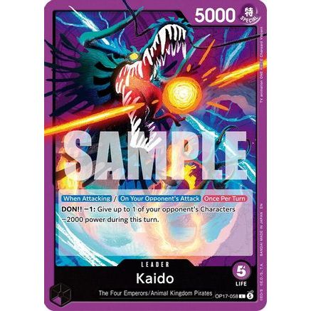 Kaido (058) (OP17-058) - The World's Strongest Warriors