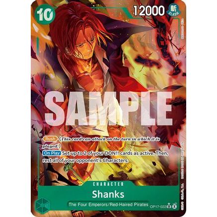 Shanks (022) (Alternate Art) (OP17-022) - The World's Strongest Warriors Foil