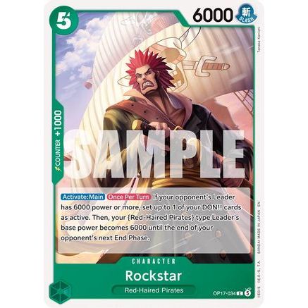 Rockstar (OP17-034) - The World's Strongest Warriors