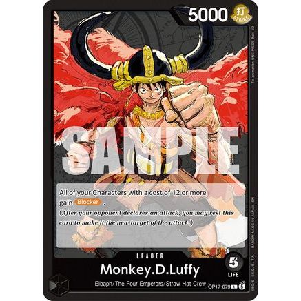 Monkey.D.Luffy (079) (OP17-079) - The World's Strongest Warriors
