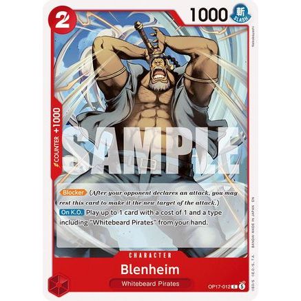 Blenheim (OP17-012) - The World's Strongest Warriors