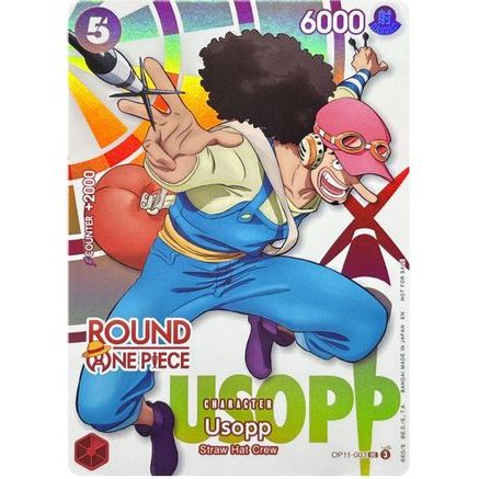 Usopp (Round 1 Promo) (OP11-003) - One Piece Promotion Cards Foil