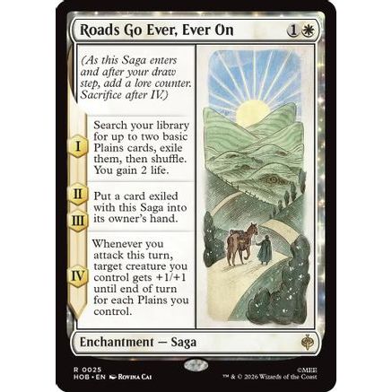Roads Go Ever, Ever On (HOB-025) - The Hobbit Foil