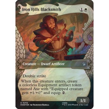 Iron Hills Blacksmith (Showcase) (Surge Foil) (HOB-252) - The Hobbit Foil