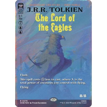 The Lord of the Eagles (Borderless) (Surge Foil) (HOB-276) - The Hobbit Foil