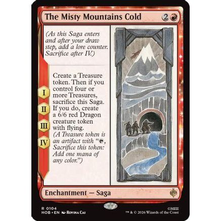 The Misty Mountains Cold (HOB-104) - The Hobbit Foil