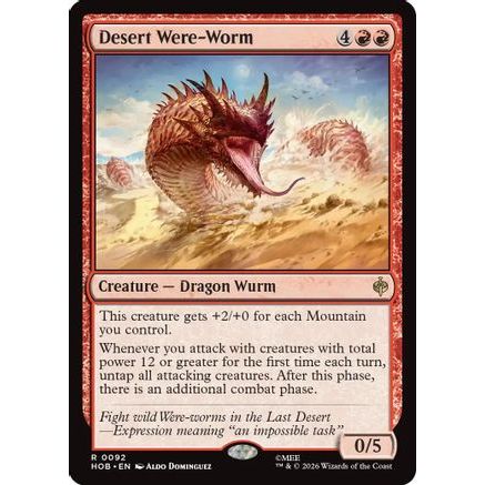 Desert Were-Worm (HOB-092) - The Hobbit