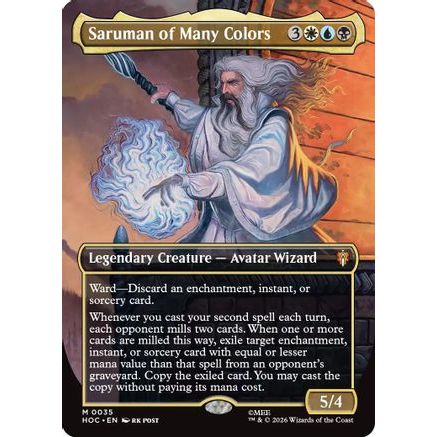 Saruman of Many Colors (Borderless) (HOC-035) - The Hobbit: Eternal-Legal