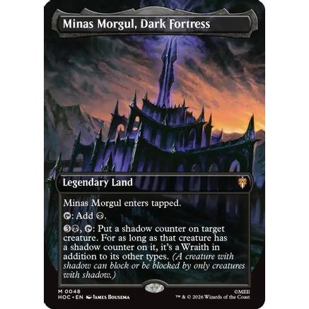 Minas Morgul, Dark Fortress (Borderless) (HOC-048) - The Hobbit: Eternal-Legal Foil