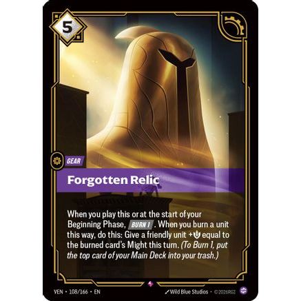 Forgotten Relic (108/166) - Vendetta Foil