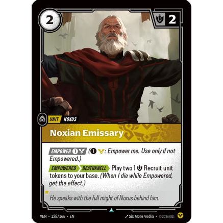 Noxian Emissary (128/166) - Vendetta Foil