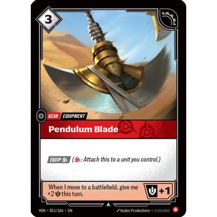 Pendulum Blade (011/166) - Vendetta