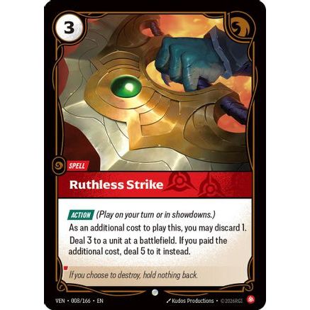 Ruthless Strike (008/166) - Vendetta