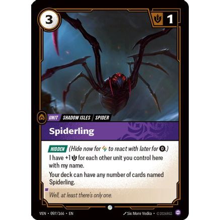 Spiderling (097/166) - Vendetta Foil
