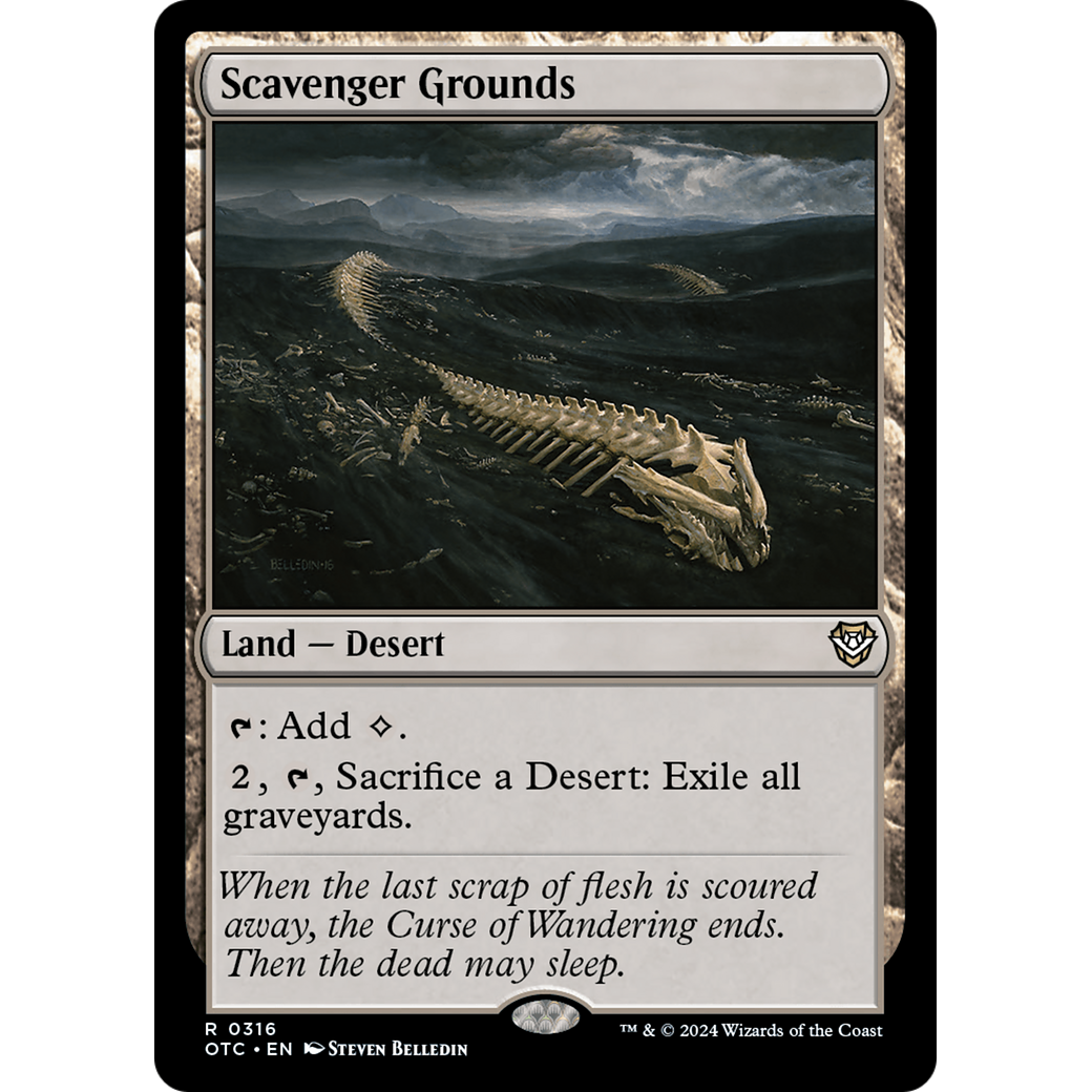 Scavenger Grounds (OTC-316) - Outlaws of Thunder Junction Commander