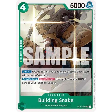 Building Snake (OP17-025) - The World's Strongest Warriors