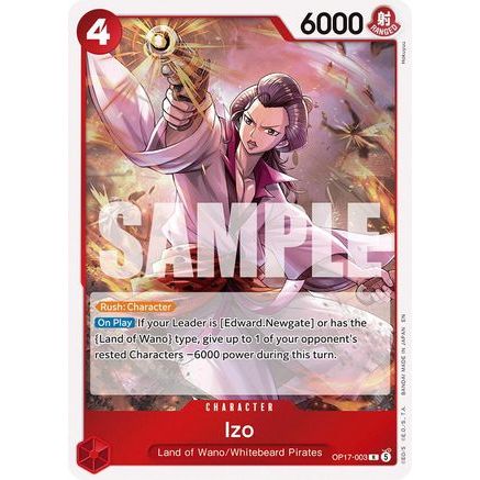 Izo (OP17-003) - The World's Strongest Warriors Foil