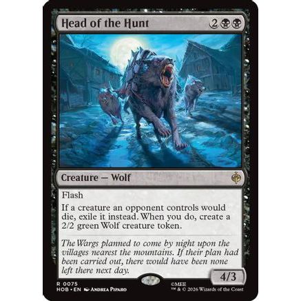 Head of the Hunt (HOB-075) - The Hobbit Foil