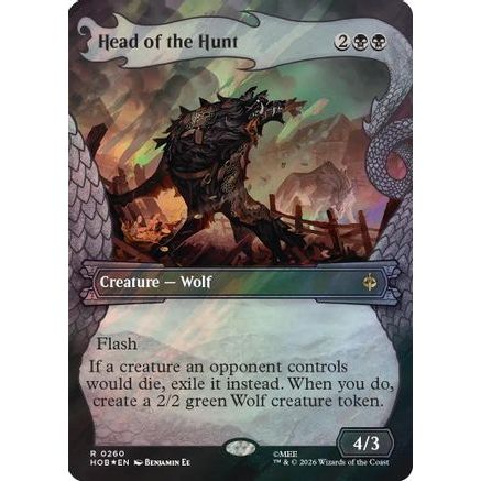 Head of the Hunt (Showcase) (Surge Foil) (HOB-260) - The Hobbit Foil